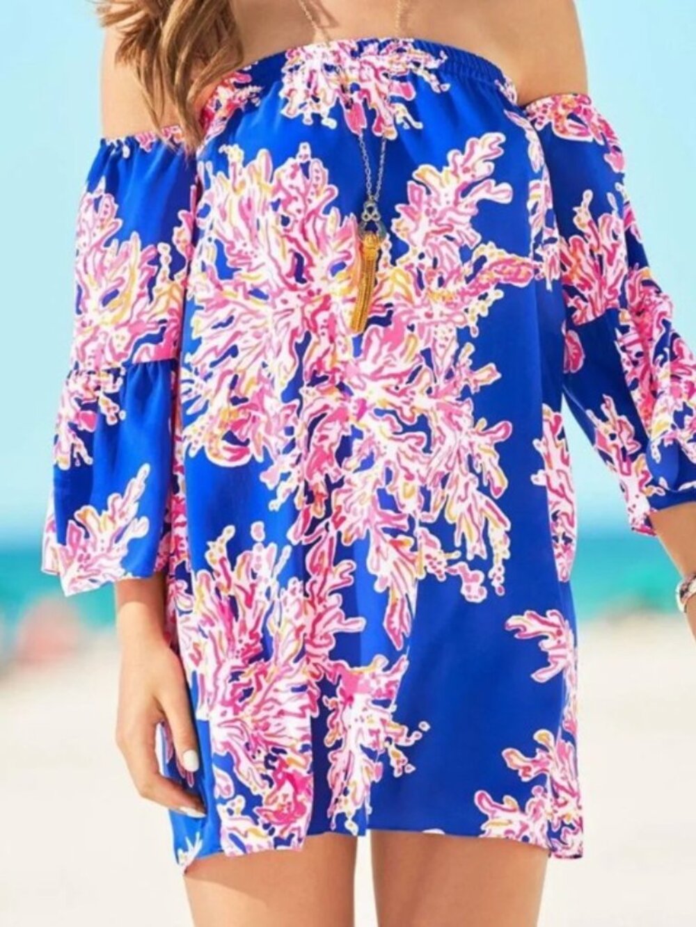 Lilly Pulitzer Vibrant Abstract Print Skirt - Pink, Blue, Orange